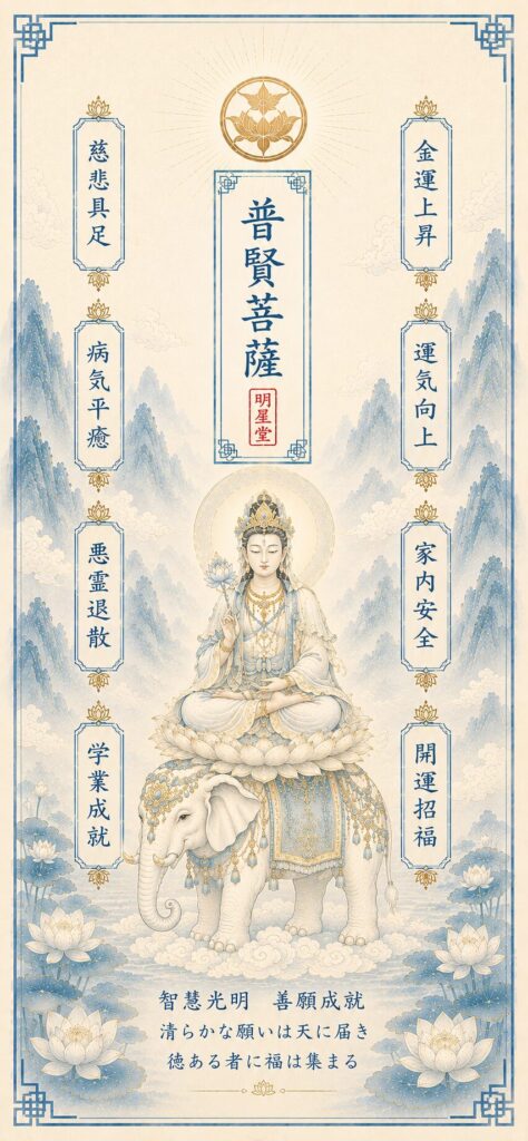 普賢菩薩 護符 テスト